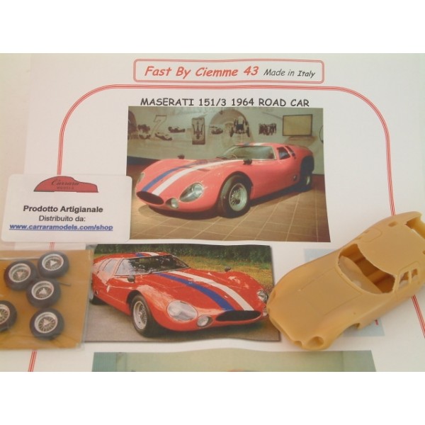 Kit Maserati 151 / 3 road car - stradale corsa 1964 - Resin Kit 1:43